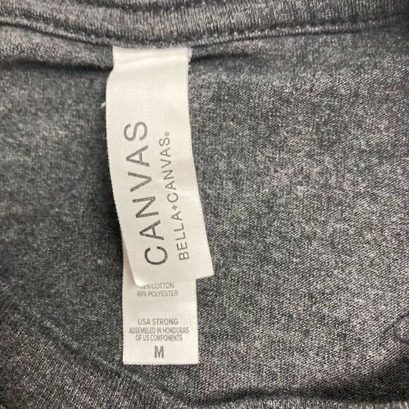 Thou Shall Not Try Me T-Shirt Gray Medium - Picture 6 of 7